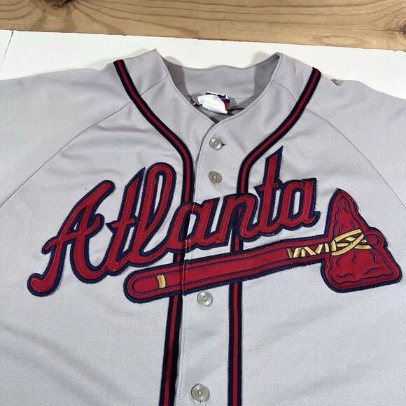 Vintage Late 90's Majestic Atlanta Braves Jersey MLB Baseball Size XXL - Picture 4 of 6